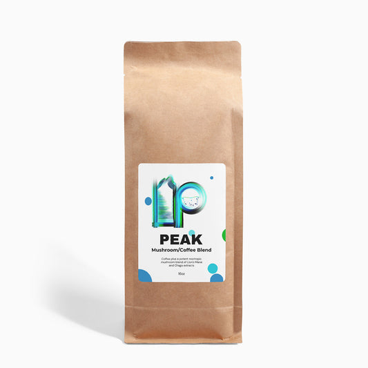 Peak Coffee--Lion's Mane & Chaga blend--16oz