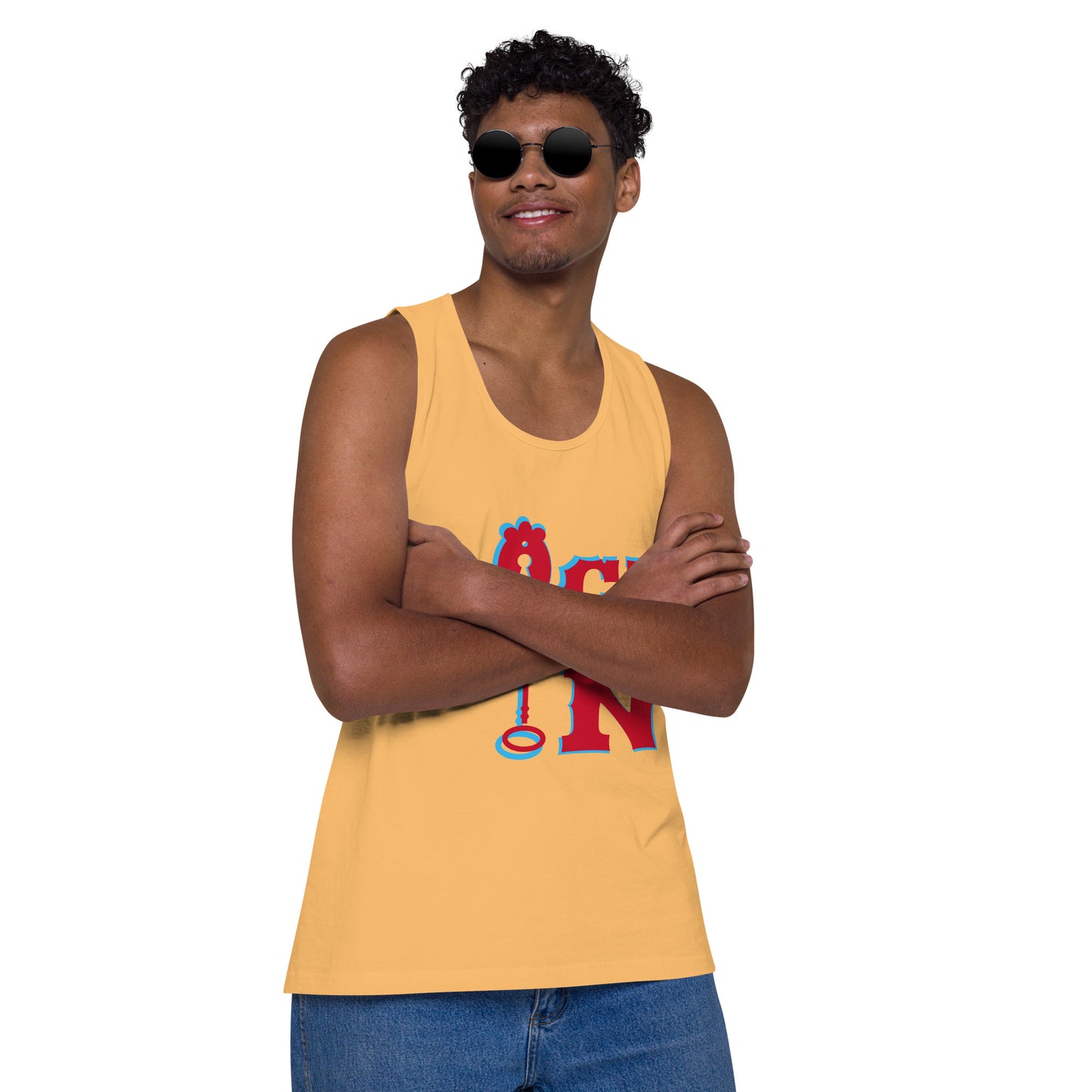 Lock In--Men’s premium tank top