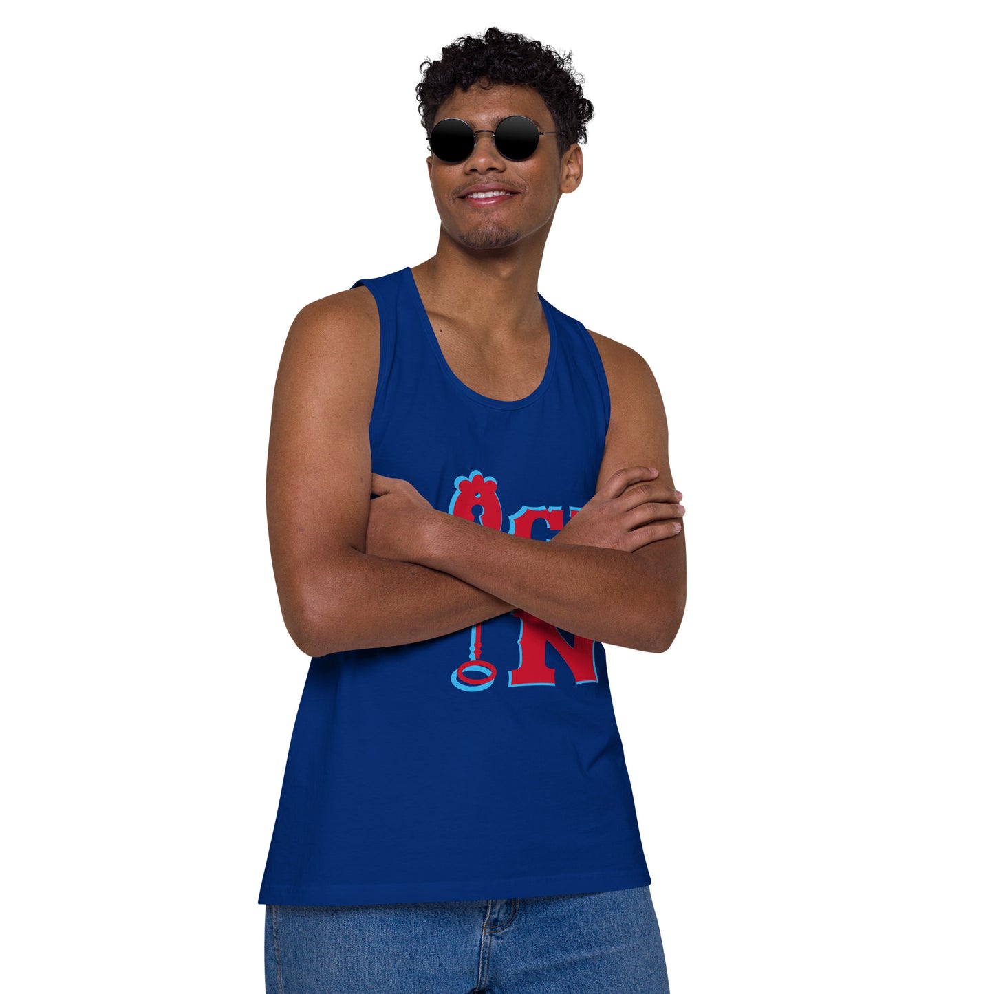 Lock In--Men’s premium tank top