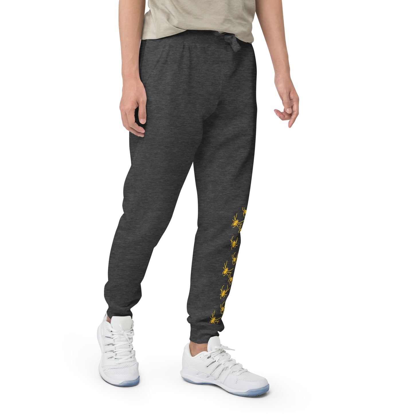 Spider Print--Unisex fleece sweatpants